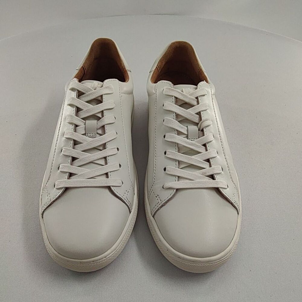Quince Women 100% Leather Everyday Sneaker White Shoes 9.5 - Picture 2 of 2